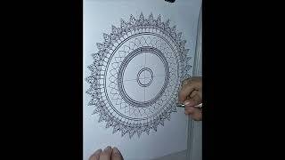 ||PATTERN:19||How to make Decorative Pattern in Mandala Art|Easy to make || MANDALA ART||🎨🖌️