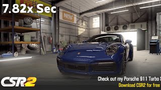 CSR2 911 Turbo S (992) | Tune \u0026 Shift Pattern for (7.82x Sec) | Purple 4* Version | CSR RACING 2