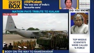 IAF Aircraft Carrying Abdul Kalam's Body Takes Off For Rameshwaram