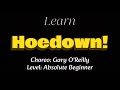 “Hoedown” line dance tutorial
