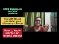 barc biosciences oces interview 5 most favorite subjects bhabhaatomicresearchcentre interview