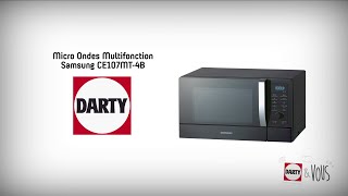 Micro-ondes combiné Samsung CE107MT-4B - démonstration Darty