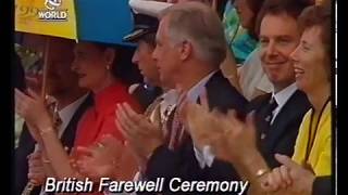 Hong Kong handover Part 2-British Farewell ceremony \u0026 banquet 30 June 1997