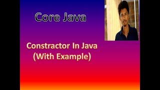 Java Constructor Concept and Example in Bangla