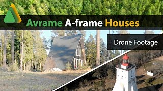 Avrame A-frame Houses - Drone Footage