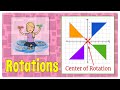 How to Rotate Figures in the Coordinate Plane about the Origin | 8.G.A.1 💗