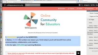 Wikispaces Classroom Hands-On Course