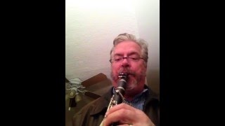 Playing demo of Buffet C Albert System Clarinet.