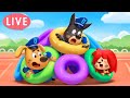 🔴LIVE | My Pet Won't Take a Bath | Good Habits | Cartoon | Kids Videos for Kids | Sheriff Labrador