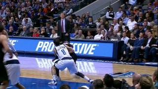 Brandan Wright Snatches Wesley Matthews' Shot Out of the Air
