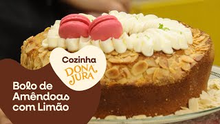 Torta de Amêndoas com Limão e Brownie Rentável - Cozinha Dona Jura