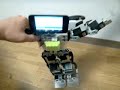 humanoid robot khr 2hv with iphone ipod touch head