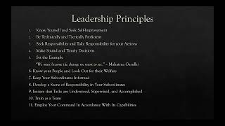 CFLM2 Leadership Principles