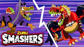 SMASHERS! Halloween Party + More Kids Cartoons! | Zuru | Smashers World | Animated Stories