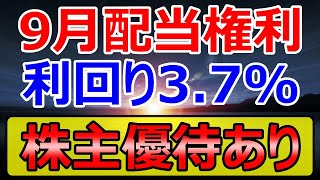 9月権利の配当利回り3.7％越え銘柄！株主優待もGETできる、稲畑産業