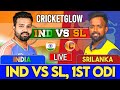 Live : IND Vs SL, 1st ODI  | Live Scores & Commentary | India vs Srilanka  | from 17 over