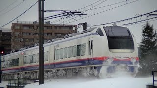 特急しらゆき1号E653系H203編成　新井→新潟　信越線下り