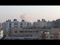 Smoke seen rising over Khan Younis from the direction of Rafah