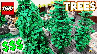 Building BIG EXPENSIVE LEGO TREES for the ZOO