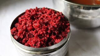 Beetroot Thoran Recipe