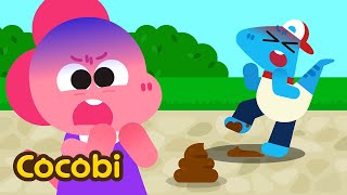 Ahh! Pisou no Cocô!💩 | Canções Coloridas para Crianças | Cocobi