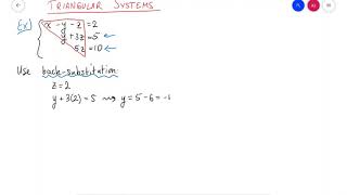 Triangular Systems