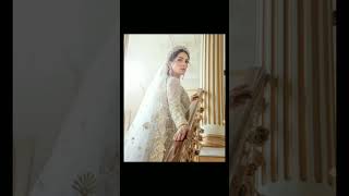 ayeza khan beautiful bridal shoot in white dress #ayezakhan #shorts
