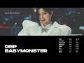 karaoke babymonster 베이비몬스터 drip 8 members you as member color coded lyrics