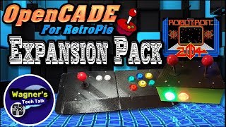 OpenCADE Expansion Pack: How To Build a Large1-Player Control Panel, Robotron Panel +custom artwork