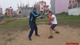 Boxing Pad Work Tikathali Boxing Club