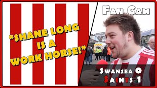 "Shane Long is a work horse!" | Swansea 0-1 Southampton | FANCAM