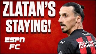 Zlatan Ibrahimovic STAYING at AC Milan! Watch all his Serie A highlights! | ESPN FC