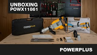 POWERPLUS - POWX11861 breekhamer Unboxing