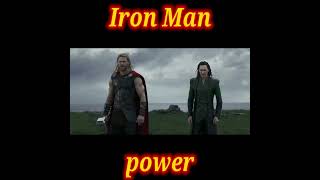 Thor vs Ironman Destroys Mjolnir 🔥 #shorts #shortvideo #ironman #thor
