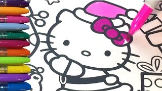 Hello Kitty Christmas Coloring!