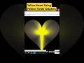 Yellow Heart Shape Pattern Using Python Turtle Graphics #heartshape #python #turtlegraphics #coding