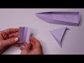 DIY Оригами Кораблик из бумаги. Как сделать катер из бумаги Простые поделки из бумаги своими руками