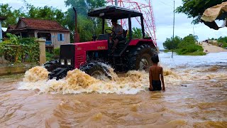 The most powerful Belarus MTZ 820 in the water