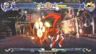 BlazBlue 020109 - Shita Chichi(V-13) vs. Fio(Taokaka) 1