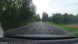 Hirvensalmi 10 8 2024 Dashcam