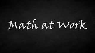 Fundamentals of Math Segment - Math at Work: Pilots