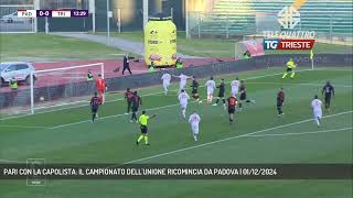 PARI CON LA CAPOLISTA: IL CAMPIONATO DELL'UNIONE RICOMINCIA DA PADOVA | 01/12/2024