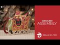 SVG File - Santa Sleigh - Assembly Tutorial (For Cricut, Silhouette, and ScanNCut)