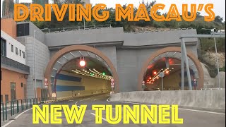 Driving Macau's NEW Ká Hó Tunnel [4K] Driving Cotai Strip Casinos to Coloane 九澳