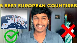 5 Best European Countries for Study After U.S. Visa Denial | usa telugu vlogs | masters in usa| 2024