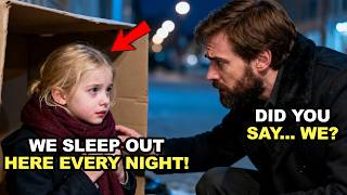 POOR GIRL SLEEPS IN A CARDBOARD BOX — ASKS A BILLIONAIRE TO PROTECT WHO’S BESIDE HER