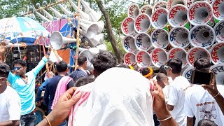 বিষ্ণুপুর সরকার সাউন্ড📢দেব সাউন্ড যখন একই রাস্তা আটক করে মেন রোড পজিশনে পরে যায়🥶পাটির ছেলেরা নাচ