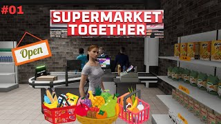 Supermarket Together Simulator #1 | SINUBUKAN KO MAGBUKAS NG TINDAHAN #simulator