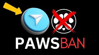 PAWS BANNED ❌ ON TELEGRAM (Deleted Account) || How To Access PAWS Airdrop