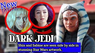 Shin and Sabine are seen side by side in stunning Star Wars artwork.